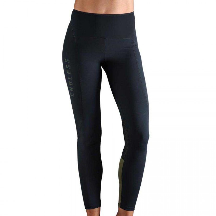 Mallas Endless Indy Negro Verde Army  Oferta + Barato